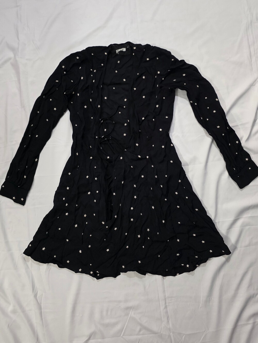 Reformation Women's Moon Wrap Mini Dress